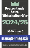 Logo: Deutschlands beste Wirtschaftsprüfer 2024/25